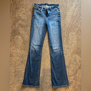 Buckle Women's Boot Cut Jeans in Deep Blue